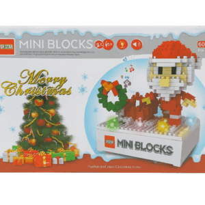 Set di Costruzioni Babbo Natale Musicale e Luminoso – 314 Pezzi DR. STAR Mini Blocks