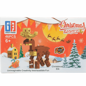 Set di Costruzioni Renna Natalizia – 46 Pezzi GF Great Friend